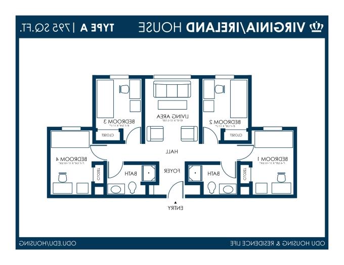 Virginia and Ireland Floor Plans