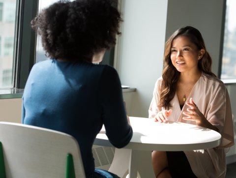 women having a meeting