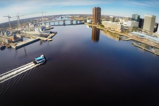 Norfolk Drone Skyline